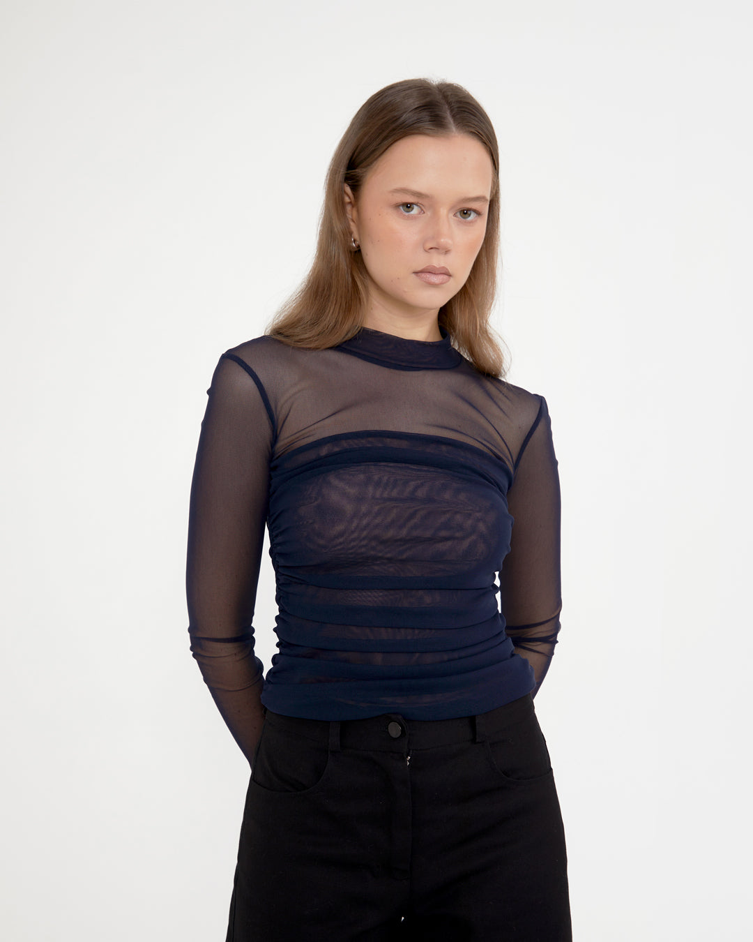 SLOANE MESH TOP