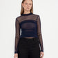 SLOANE MESH TOP