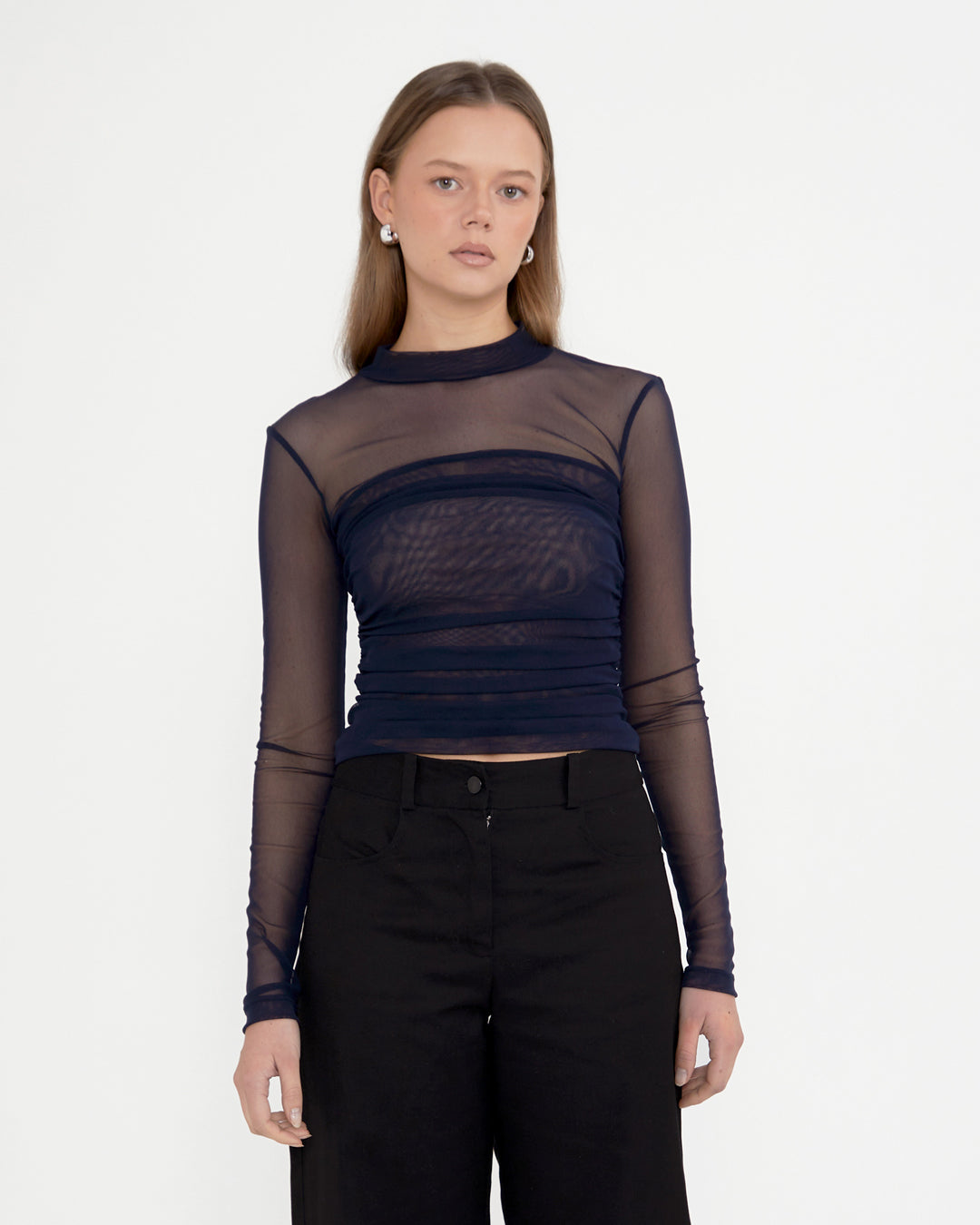 SLOANE MESH TOP